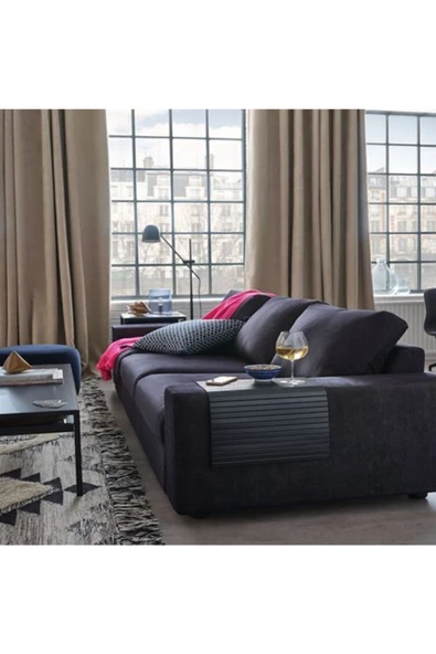 IKEA Rödeby Katlanır Kolçak Tepsisi Koltuk Kenarı 65x37 Cm Siyah - 5