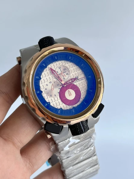 Erexon 8565 50mm Çelik Kordon Erkek Kol Saati A03 - Resim 5