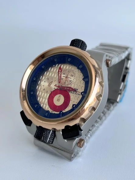 Erexon 8565 50mm Çelik Kordon Erkek Kol Saati A03 - Resim 4