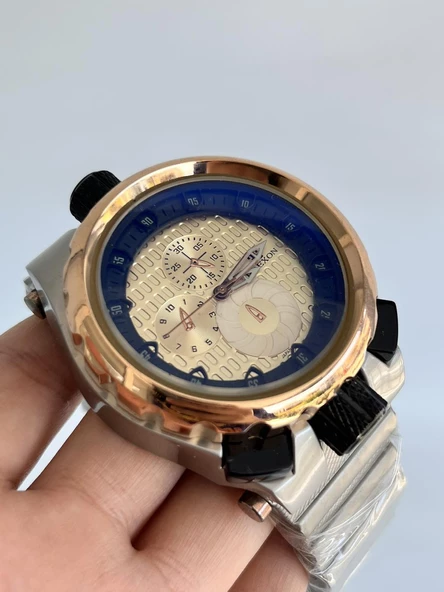 Erexon 8565 50mm Çelik Kordon Erkek Kol Saati A02 - Resim 2