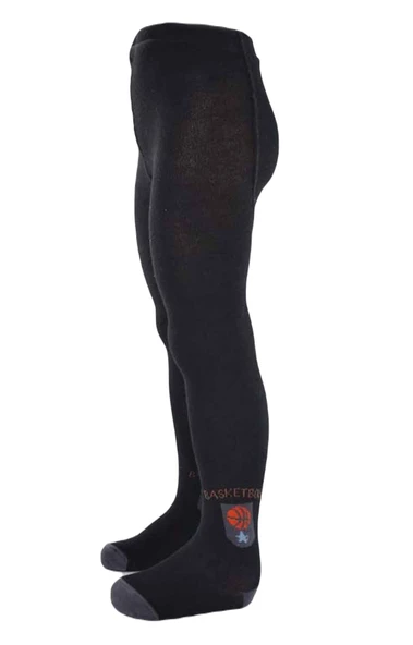 Melody Erkek Çocuk Basketbol Top Desenli Pamuk Külotlu Çorap - 2