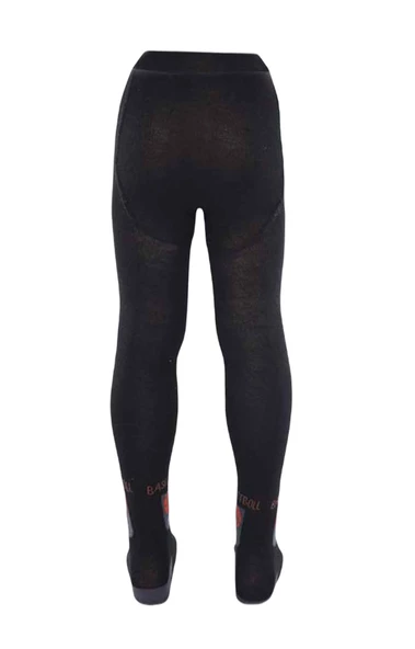 Melody Erkek Çocuk Basketbol Top Desenli Pamuk Külotlu Çorap - 3