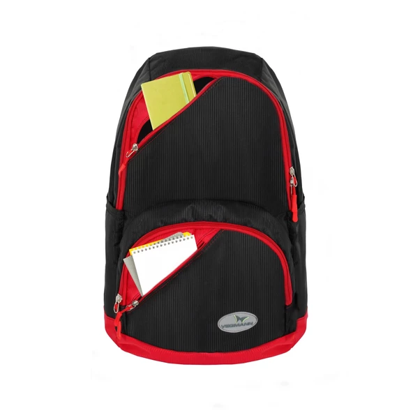 Vegmann Orion Unisex Siyah Günlük Okul Sırt Çantası - 5