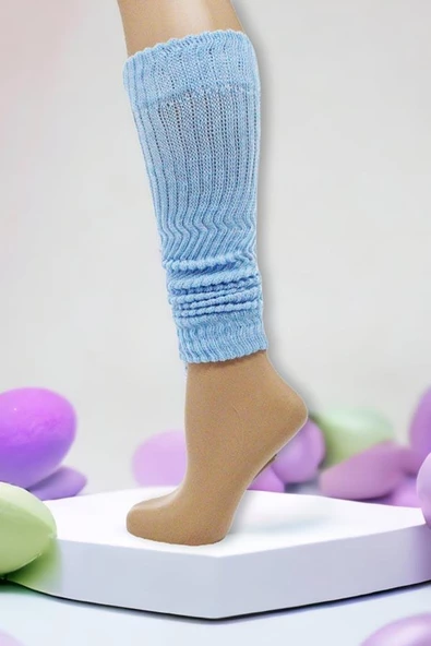 Kadin Tozluk Likralı Extra Yumuşak Doku Yeni Sezon Özel Üretim Aerobik Bot Tozluk Çorap - 6