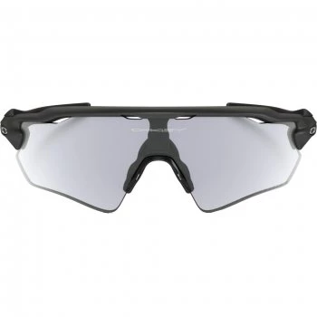 Oakley Radar EV PATH Bisiklet Güneş Gözlüğü Steel Clear %50 Black Iridium PhotoChromic - Resim 2
