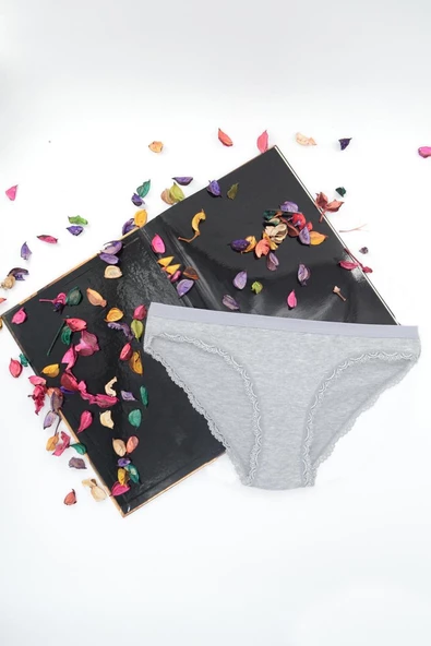 Tutku Tırnak Dantelli Bikini Slip - 5