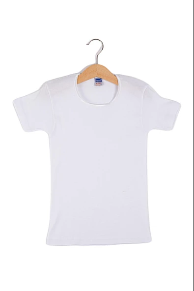 Kız Çocuk Çocuk Ribana Yarım Kollu Fanila Atlet Berrak-2508