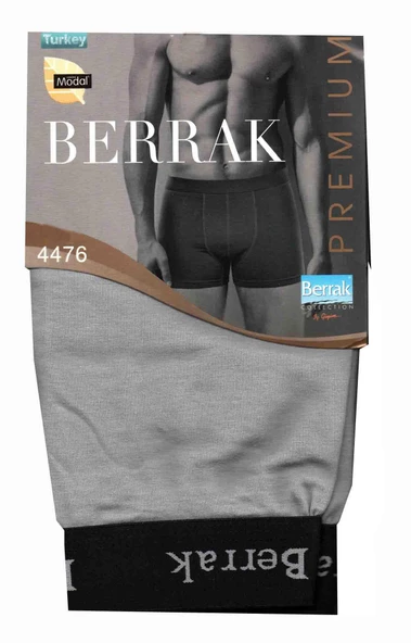 Erkek Modal Likralı Esnek Boxer Berrak-4476