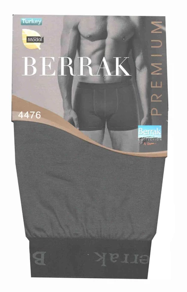 Erkek Modal Likralı Esnek Boxer Berrak-4476 - 3