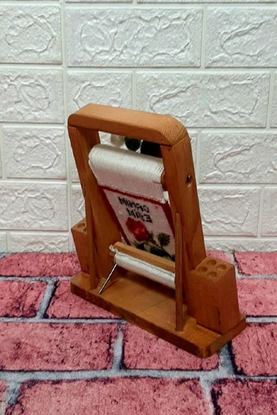 50x canım eşim alttan tomurcuk gül motif kalemlik - 6