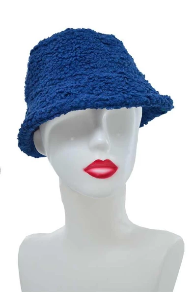 Dode Flora Kadın Bucket Peluş Şapka - 10