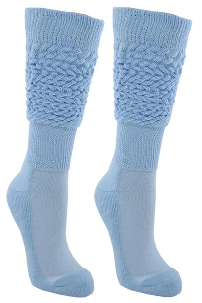 Tozluk Çorap Kadın Pamuk Havlu Taban Düz Renk Kışlık Çorap - 5