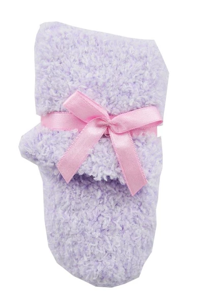 Flora Rube Çocuk Düz Renk Peluş Uyku Çorabı - 8