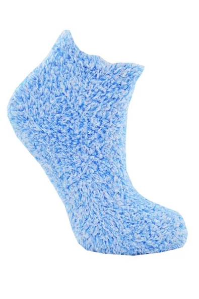 Flora Rube Çocuk Düz Renk Peluş Uyku Çorabı - 9