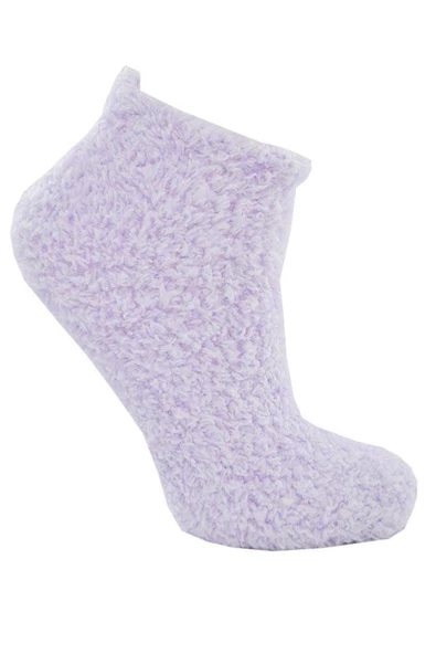 Flora Rube Çocuk Düz Renk Peluş Uyku Çorabı - 6