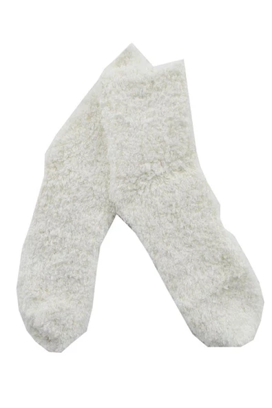 Flora Rube Çocuk Düz Renk Peluş Uyku Çorabı - 3