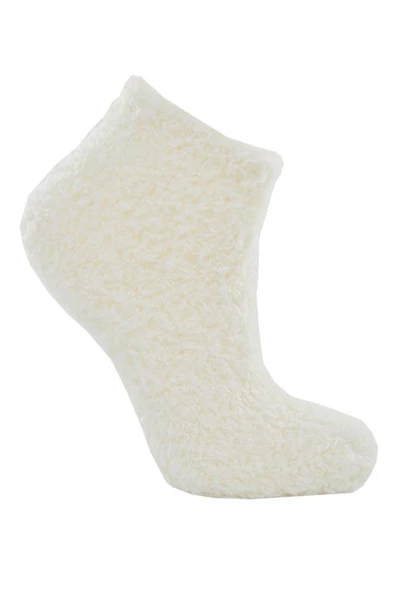 Flora Rube Çocuk Düz Renk Peluş Uyku Çorabı - 2