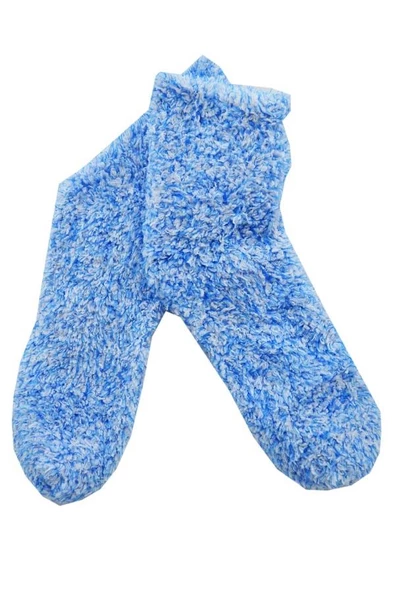 Flora Rube Çocuk Düz Renk Peluş Uyku Çorabı - 10