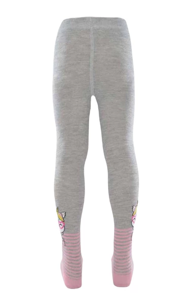 Ekinoks Kız Çocuk Pamuk Unıcorn Desenli Külotlu Çorap - 11