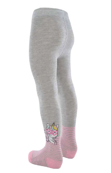 Ekinoks Kız Çocuk Pamuk Unıcorn Desenli Külotlu Çorap - 10