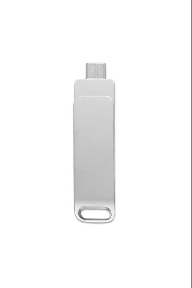 2 In 1 Çift Taraflı Uyumlu Type-c ve İpHONE 15 Telefonlarla Uyumlu Tak Çalıştır USB  Usb 2.0 64 Gb Usb Bellek - 6