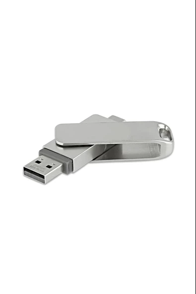 2 In 1 Çift Taraflı Uyumlu Type-c ve İpHONE 15 Telefonlarla Uyumlu Tak Çalıştır USB  Usb 2.0 64 Gb Usb Bellek - 2