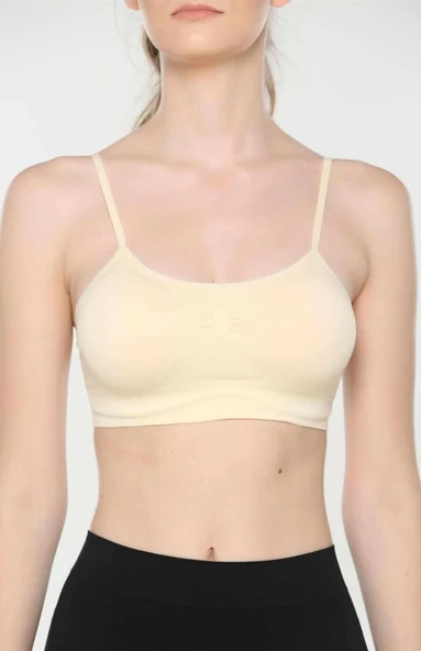 Elite Life B-01-770 Kadın Sünger Destekli İnce Askılı Büstiyer - 3