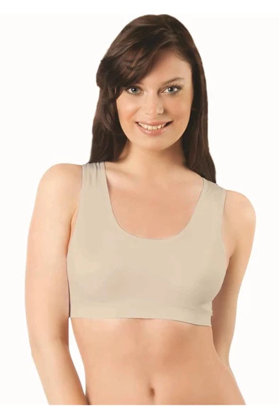 Elite Life Kadın Dikişsiz Sünger Destekli Fitness Büstiyer ( B-02) - 4