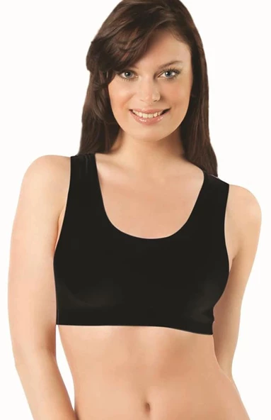 Elite Life Kadın Dikişsiz Sünger Destekli Fitness Büstiyer ( B-02)