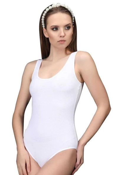 Elite Life SB-03-878 Kadın Dikişsiz Kalın Askılı Kancalı Slip Body