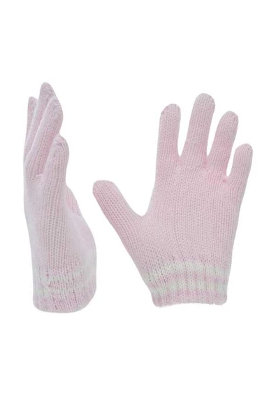 Kiti Kız Çocuk Ponponlu Tüylenmeye Dayanıklı Polar Bere Eldiven Atkı Takımı (K22160-03) - 7