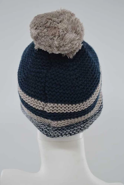 Kitti Erkek Çocuk Tüylenmeye Dayanıklı Ponponlu Bere (22140-06) - 8