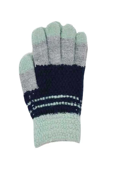 Kitti Erkek Çocuk İki Renk Ektra Yumuşak Doku Örme Eldiven (P-K2220-08) - 5
