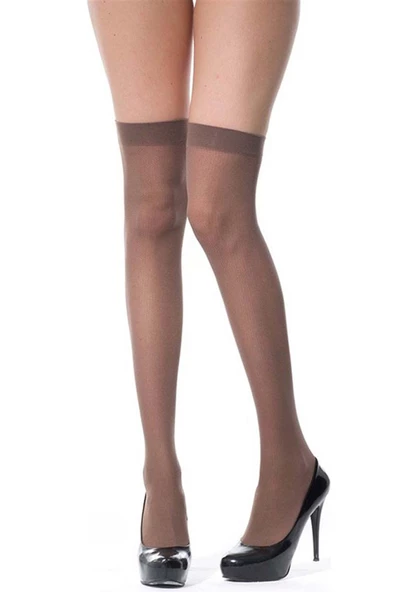 Kadın Diz Üstü Çorap 3 lü 70 Den Mat Kalın Ütülü Lastikli Esnek Bacağı Saran Kalın Tabanlı Müjde -