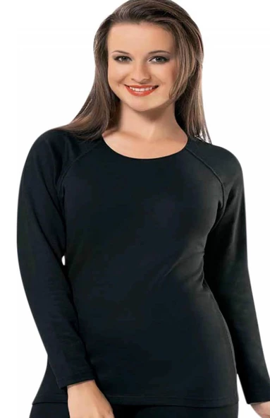 Kota 2007 Kadın Termal Şardonlu Manşetsiz Bisiklet Yaka Üst Body