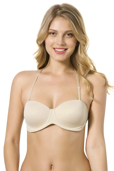 Le Jardin 7042-B Destekli-Balenli Micro Sırtı Şeffaf Sütyen - 2