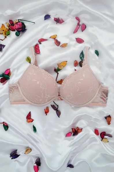 Le Jardin 7005-B Destekli-Balenli Loanna Sihirli Kaplı Dantel Sütyen - 5