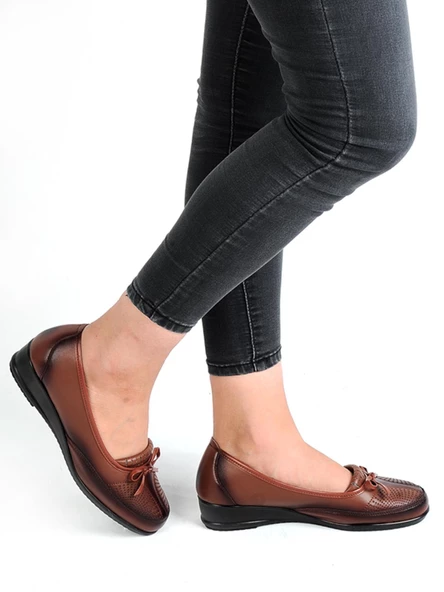 Frida 708 Taba Jel taban Günlük Kadın Casual Ayakkabı - 2