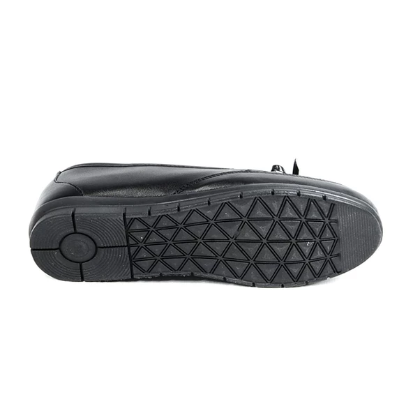 Frida 65.402 Siyah Jel Taban Günlük Kadın Babet Ayakkabı - Resim 5