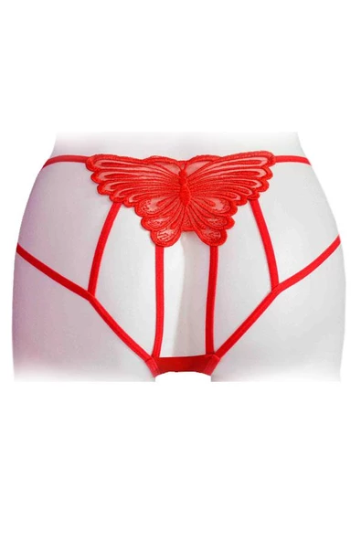 Helena Paris Kadın Arkası Kelebek Detaylı İplİ Slip Külot (2762) - 2