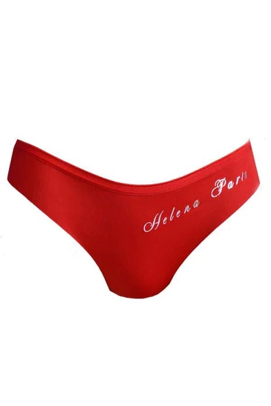 Helena Paris Kadın Lazer Kesim Arka Dantelli Yazılı Slip Külot (2751) - 2