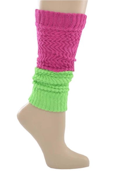 Flora Bayan Renkli Tozluk Aerobik Bot Çorap - Resim 2