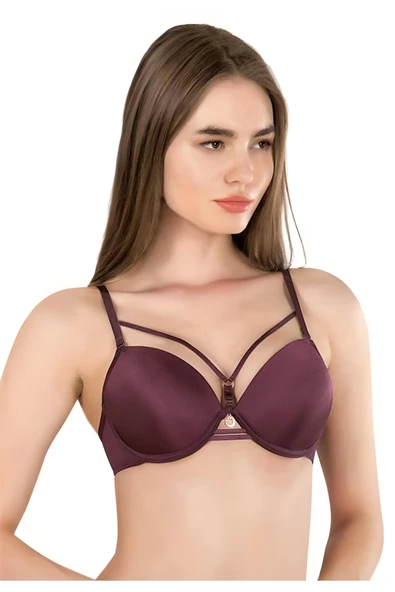 Le Jardin 7008-B Destekli-Balenli Micro Kaplı İpli Push-Up Sütyen - 4