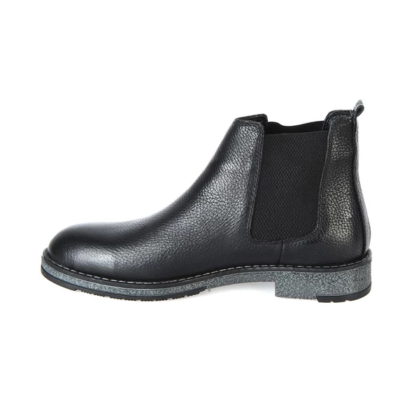 MP 222-4856Mr Siyah Kışlık Hakiki Deri Erkek Bot - 3