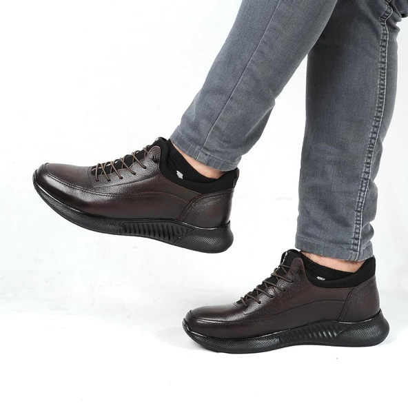 Dropland 8351 Kahve Milano %100 Deri Erkek Casual Ayakkabı - 1