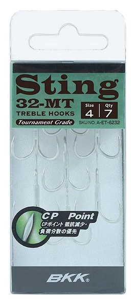 BKK Sting-32 MT Üçlü Olta İğnesi - 12
