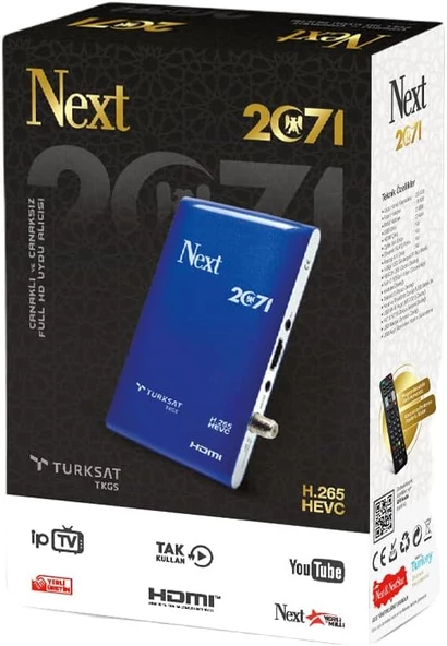 Next 2071 Iptv Hevc H.265 Çanaklı Çanaksız Mini Hd Uydu Alıcısı - 6