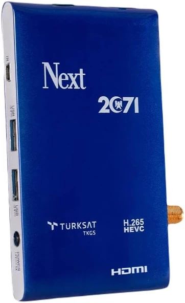 Next 2071 IPTV HEVC H.265 Çanaklı Çanaksız Mini HD Uydu Alıcısı