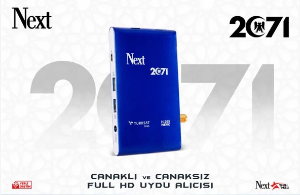 Next 2071 Iptv Hevc H.265 Çanaklı Çanaksız Mini Hd Uydu Alıcısı - 5
