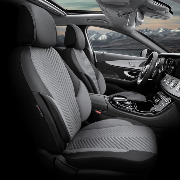 Otom Advanced Series Universal Oto Koltuk Kılıf-BF Füme